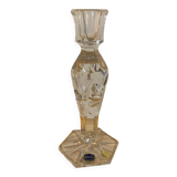 Bohemian crystal candlestick