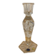 Bohemian crystal candlestick