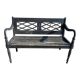 Banc de jardin fonte et bois