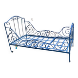 Wrought iron adult bed