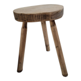 Stool cow tripod light solid wood