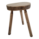 Stool cow tripod light solid wood