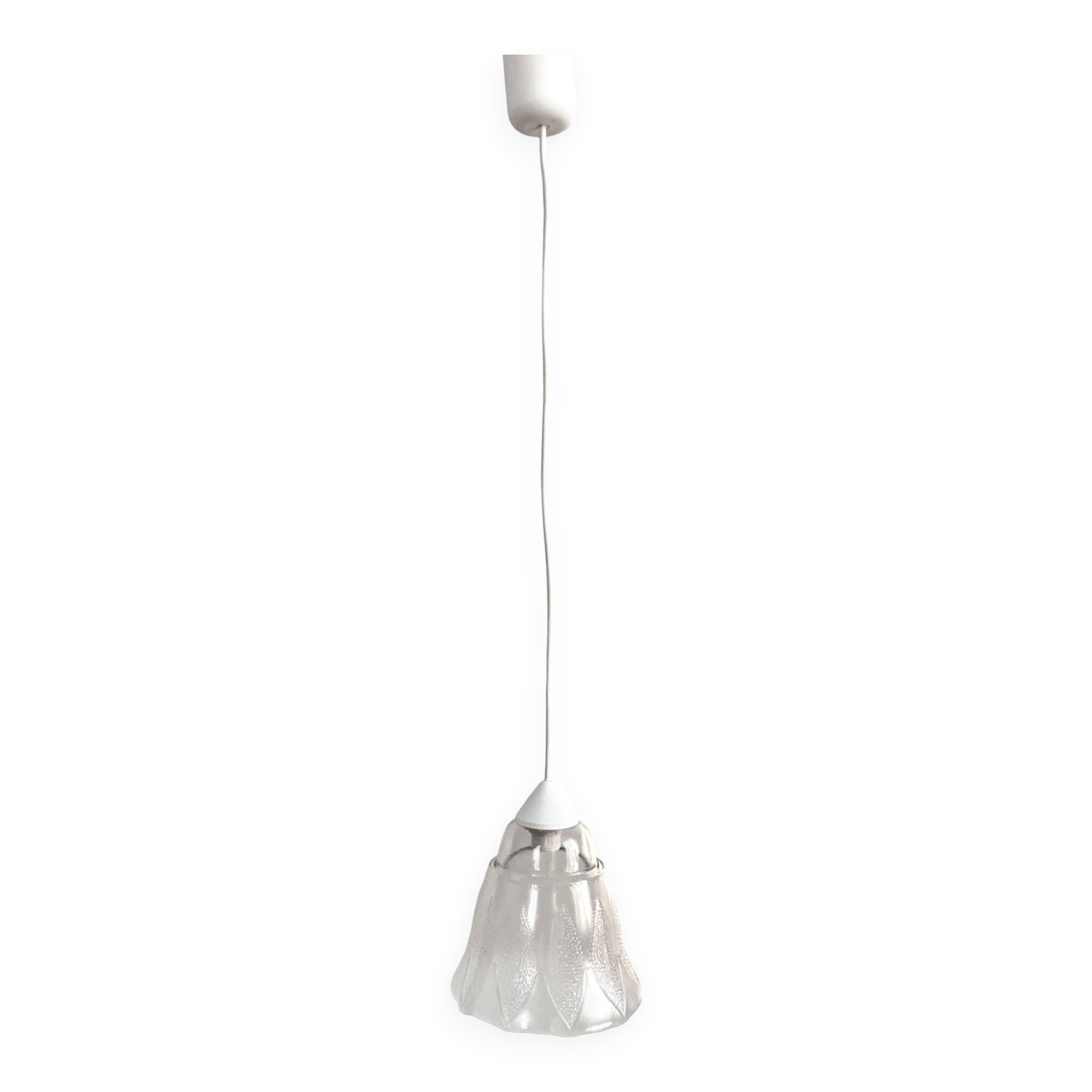 Flower-shaped hanging lamp, Narva Leuchen, Germany, 1970s.