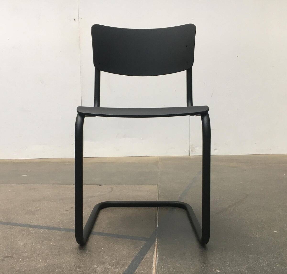 Black Vintage German Cantilever Chair S43 by Mart Stam for Thonet