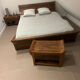 Bed and bedside tables