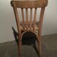 Lot of 2 vintage wooden bistro chairs