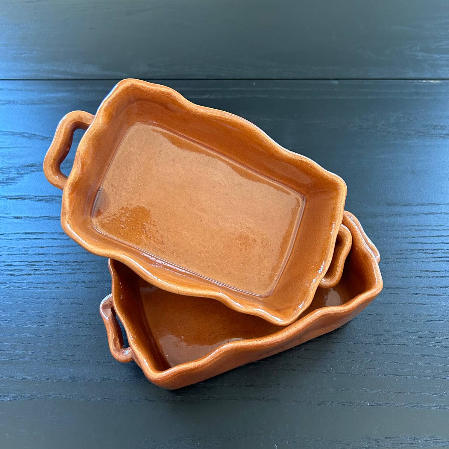 Pair of gratin dishes