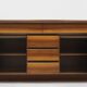 Vintage Italian walnut sideboard 1960s