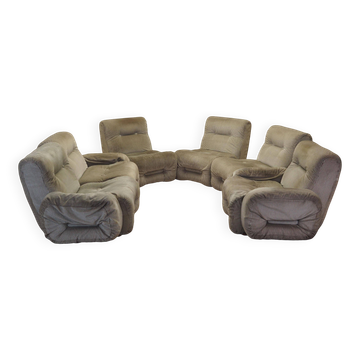 Modular sofa, Italian design, 1960s, production: Italy