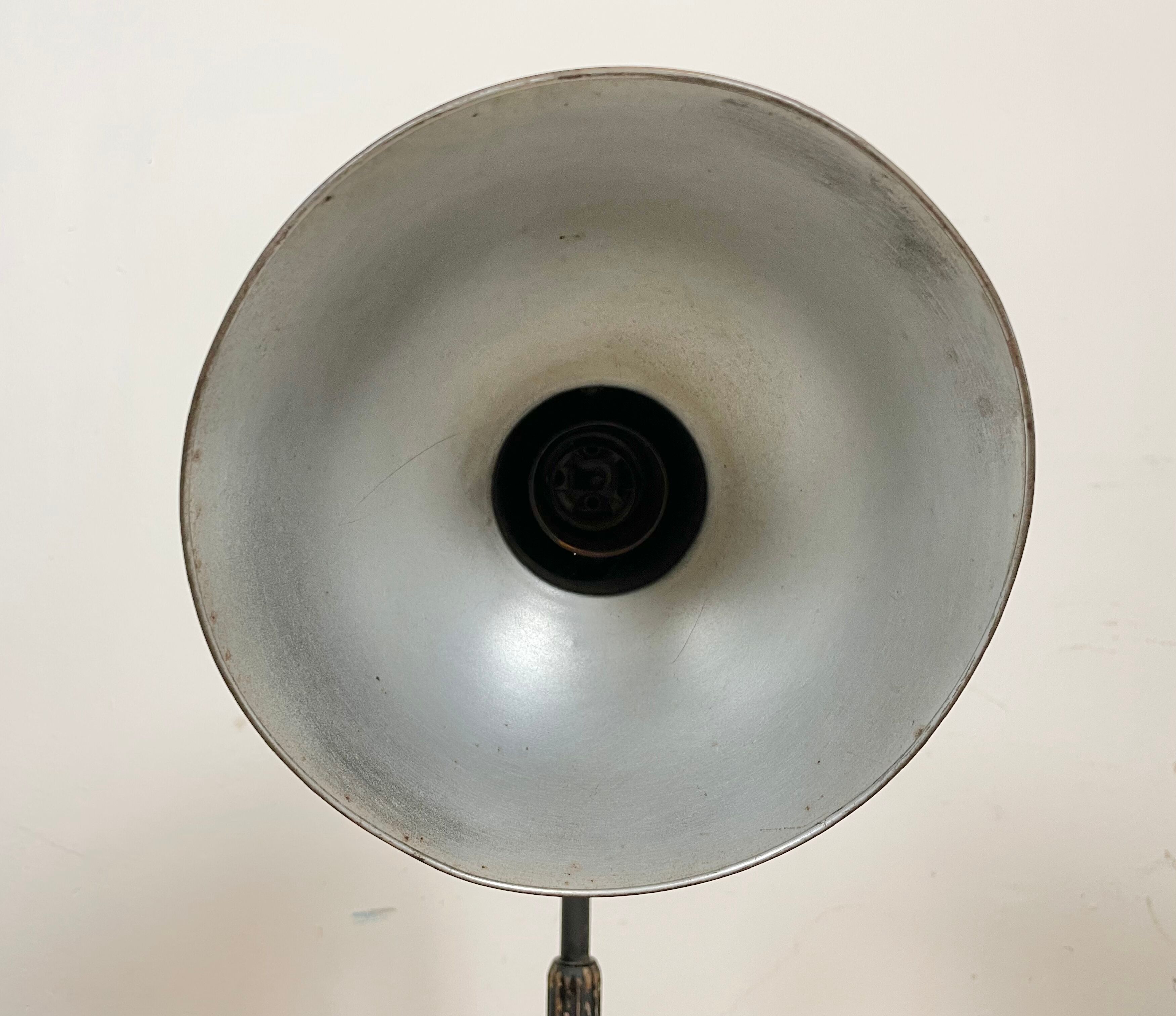 Black Industrial Table Lamp from Siemens, 1930s