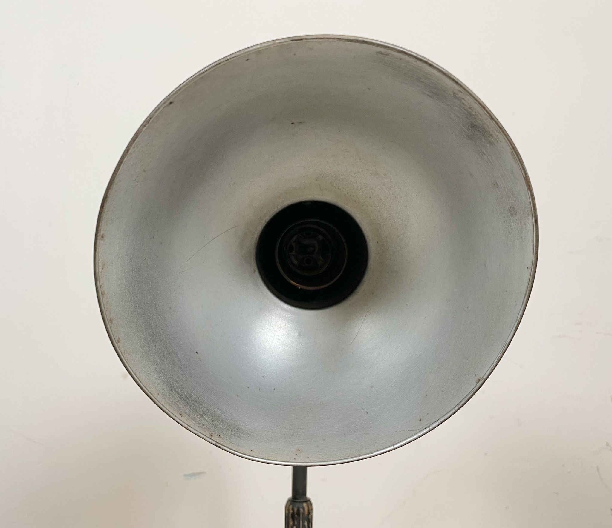 Lampe de table industrielle noire de Siemens, années 1930