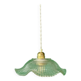 Vintage glass pendant light - tableware collection -