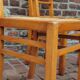 Lot de 6 chaises reconstruction Pierre Cruege