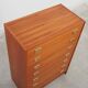 Teak chest of drawers, Danish design, 1970s, made in Denmark