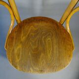 Thonet Bistrot Armchair N°B4 circa 1930 saddle wood seat