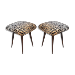 Paire de tabourets vintage
