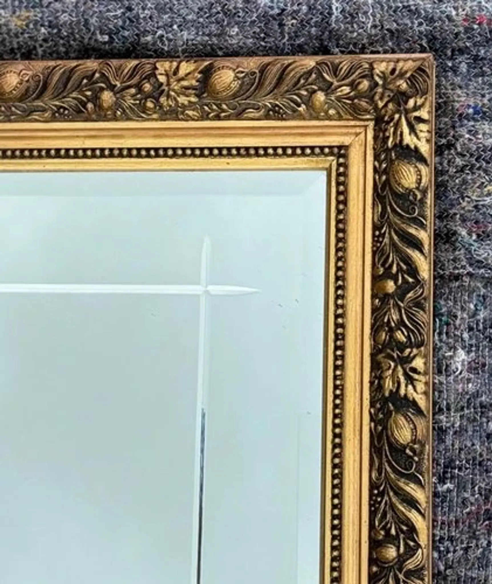 Bevelled Vintage Ornate Mirror