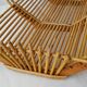 60's rattan fruit basket