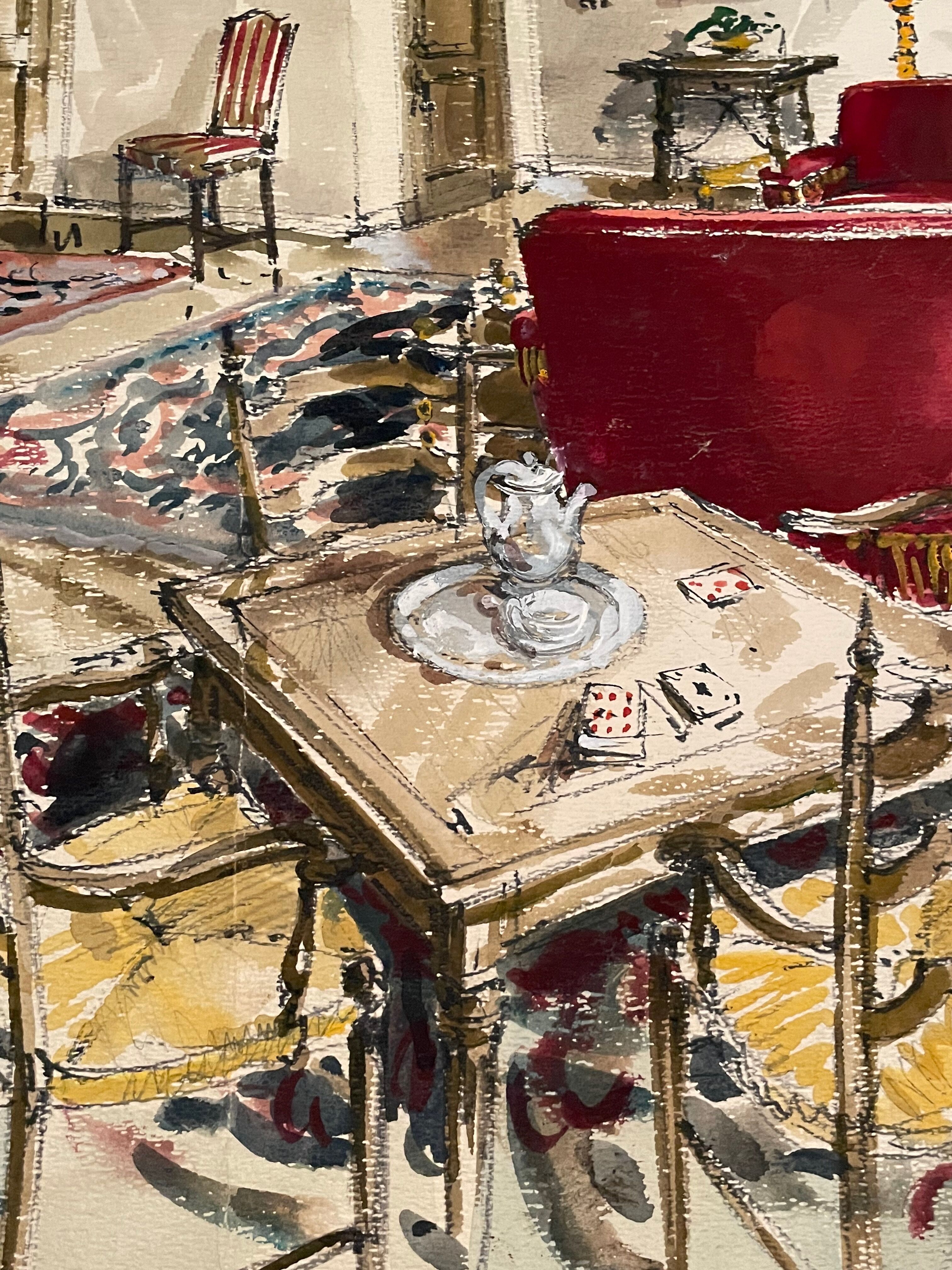 Painting decorative art interior architecture 30-50s