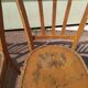 Set of 4 wooden chair bistrot farm