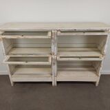 Patinated display cabinet