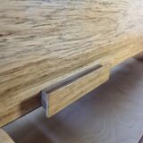 Scandinavian row in rosewood and chrome, 60s