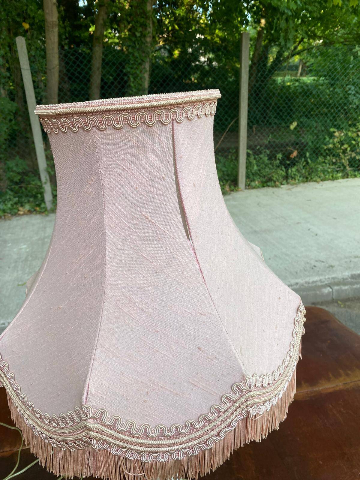 Vintage beige marble onyx lamp