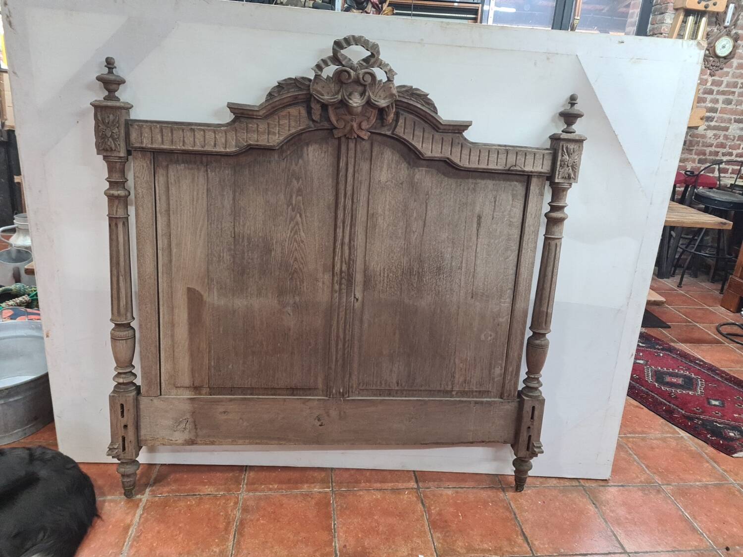 Oak headboard