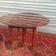 Table 6 pieds en acajou d'époque Louis Philippe