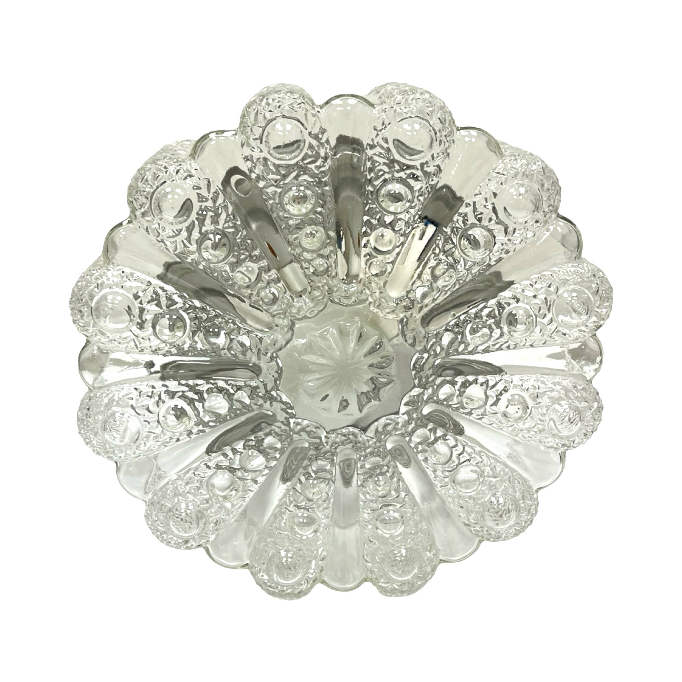 Sirius ceiling lamp designed by H. Tynell, Glashütte Limburg, Germany 1970