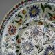 Thun enamel plate signed Schoch-Läderach, antique, Swiss, handcrafted and rare.
