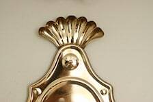 Large wall sconces in baroque style, Swedish, Mid-Century