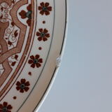 Longwy pedestal plate Henry II model