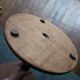 Gueridon, turned wooden side table