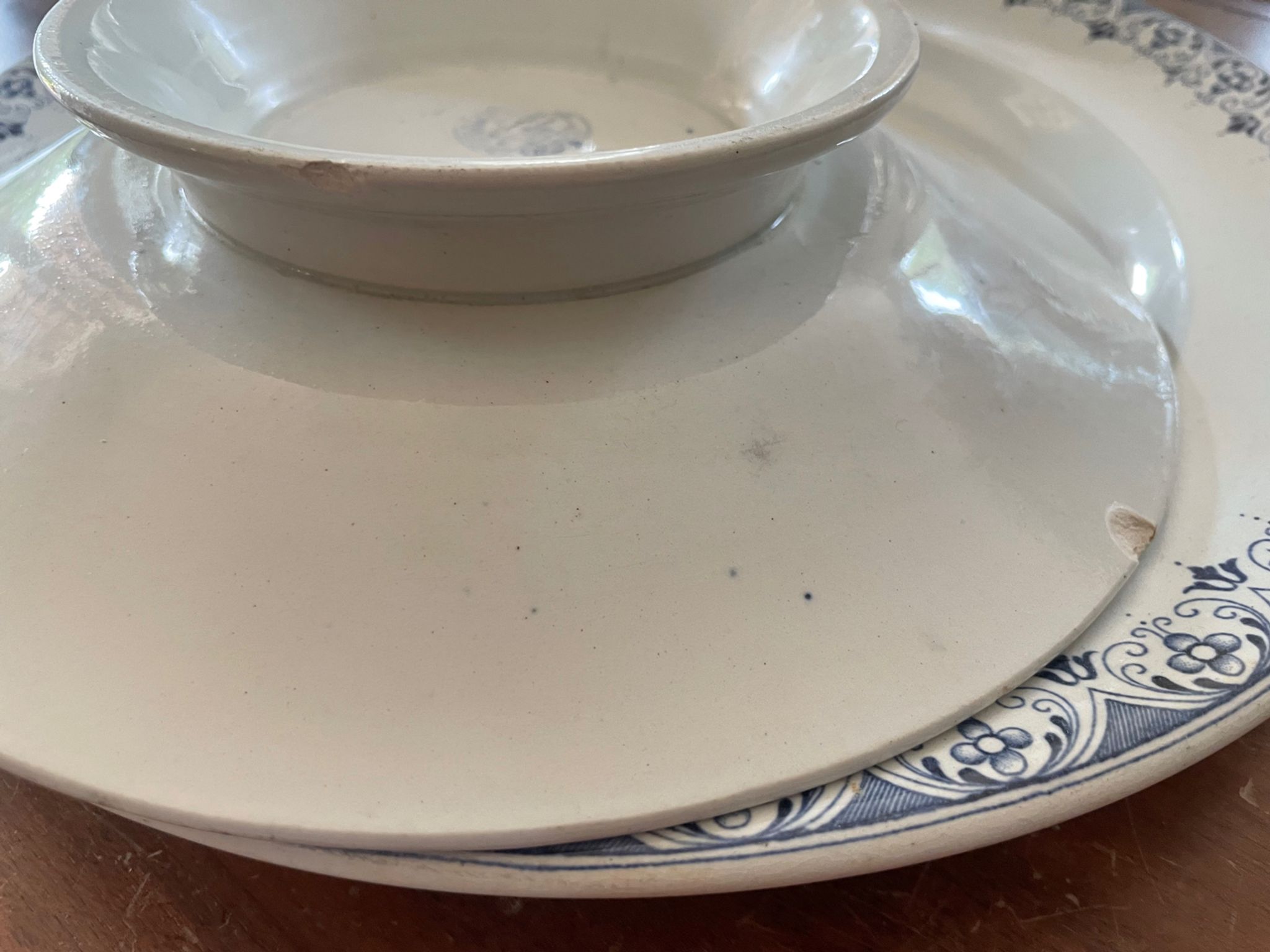 Old ceramic dish