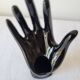 Hand-shaped soliflore vase