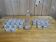 Complete crystal service from Vannes, carafe + 22 glasses from the 1960s-80s.