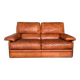 Brown leather sofa by Marco Milicich for Baxter Arcon, 1970s