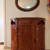 Buffet thuya et miroir assorti