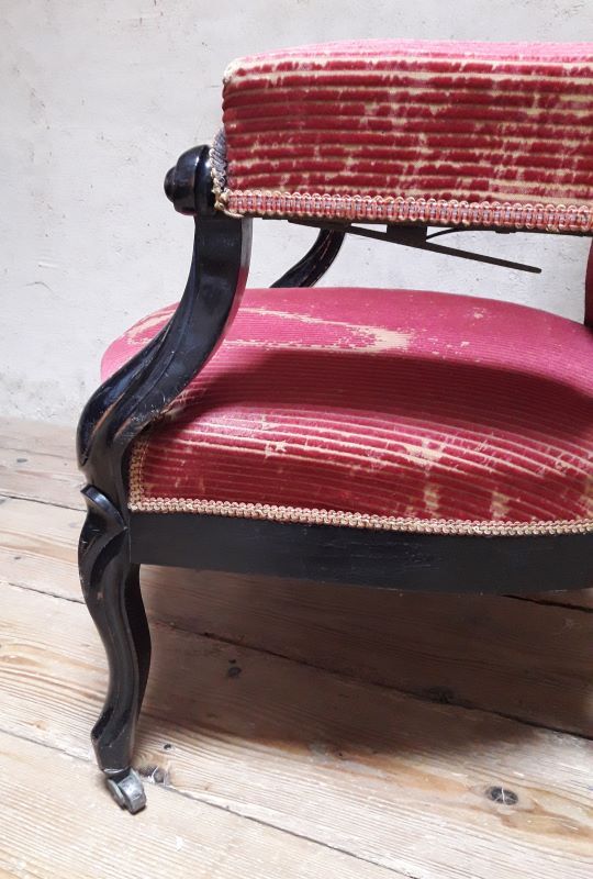 Voltaire armchair with rack and pinion XIX°