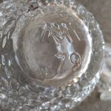 Pot à moutarde en verre moulé