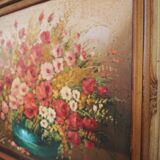 Floral arrangement painted by Lina Rossi, 1930s
