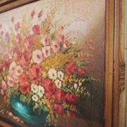 Floral arrangement painted by Lina Rossi, 1930s