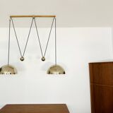 Suspension double Posa40 nickelée par Florian Schulz