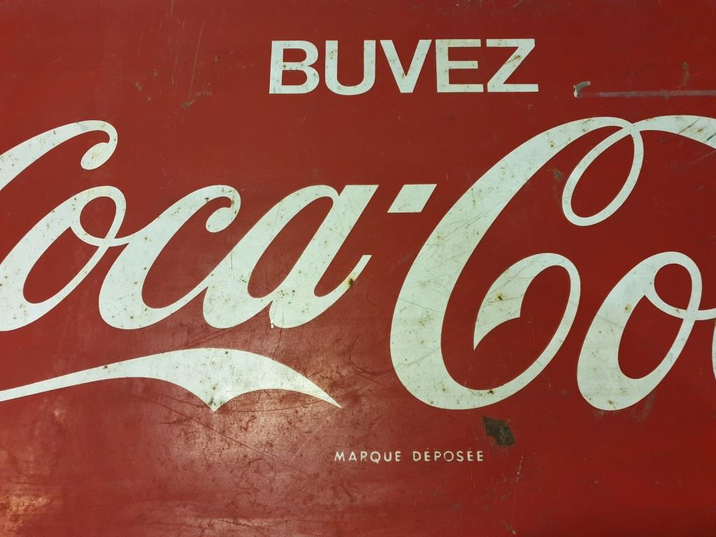 Coca cola advertising plate