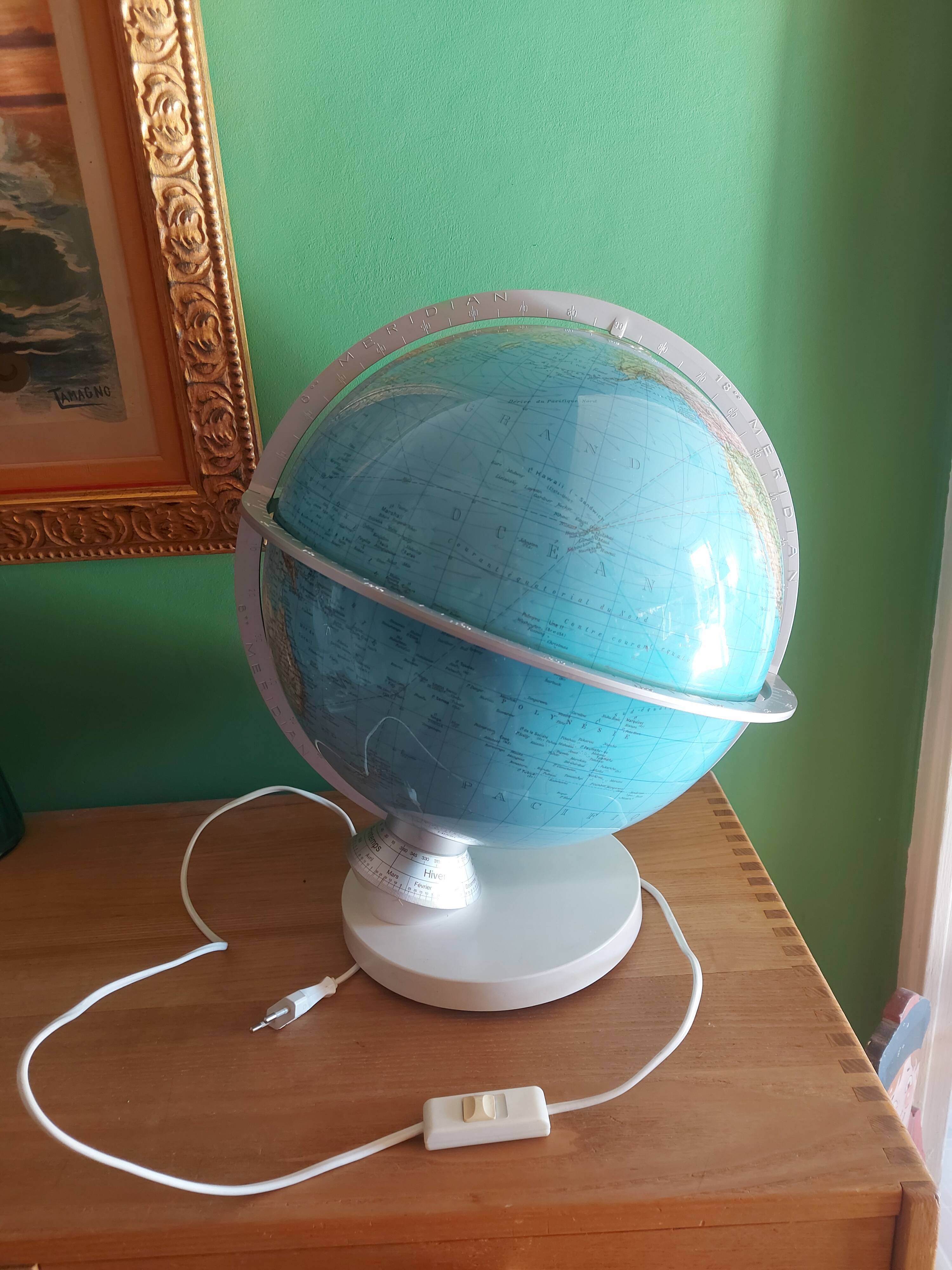Luminous globe Columbus70'S , Columbus Verlag , Paul Oestergaard