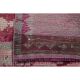 Vintage Turkish Oushak Handmade Wool Cotton Pink Runner Rug 90x312