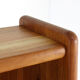 Compact open teak cabinet - danish design