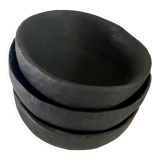 Black bowls made of néré wood