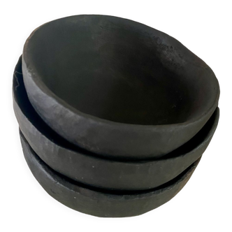 Black néré wood bowls